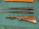 6732 Winchester Model 23 Custom WBS 2 barrel set, 20g/28g, 26bls, ic/mod,hand engraved and checkered,1 0F 500,AAA+ Fancy highly figured walnut. 2 bls - 3 of 16