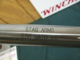 6783 Stag Arms model Stag 15 5.56(223) stainless steel medium barrel 1 in 8 twist, tuned trigger, MAG PULL adjustable stock,30 rd magazine sti - 6 of 12