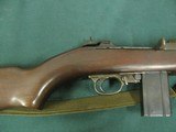 6798 U S CARBINE M1, wwII circa, canvas strap, Williams rear peep site, steel butt plate, 1full box of ammo and 1 2/3 full, pitted receiver - 8 of 12