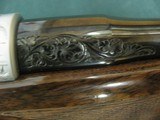 6703 Browning Belgium Olympian rifle 30-06 22 inch barrel, R. Greco engraved and signed twice. AAA++marble cake fancy highly figured walnut. Browning - 12 of 19