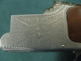 6826 Winchester 101 Grand European 20 gauge 27 inch barrels, skeet/skeet, most elaborately engraved coin silver receiver made by Winchester, vent rib, - 8 of 18