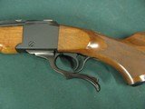 6832 Ruger #1 7x57 rifle,lever action, appears unfired, Ruger butt pad, nice grain walnut stock ,Mannlicher, V notch site, as new, 99% condition. - 3 of 12