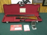 6824 Savage Fox the new one A GRADE 20 gauge 26 inch barrels, double trigger, ejectors, STRAIGHT GRIP,butt plate, case color receiver, solid game rib, - 1 of 9