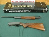 6837 Browning Model 12 20 gauge 26 inch barrels, mod fixed choke, Grade I, pump action, vent rib.
butt plate, all papers and booklets. correct Browni - 4 of 12