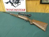6842 Winchester model 70 FEATHERWEIGHT 243 cal 22 inch barrel Redfield 3x9 scope, 99% condition, Winchester butt pad, metal floor plate, shot little, - 1 of 11