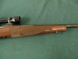 6842 Winchester model 70 FEATHERWEIGHT 243 cal 22 inch barrel Redfield 3x9 scope, 99% condition, Winchester butt pad, metal floor plate, shot little, - 9 of 11