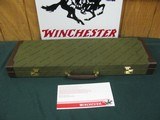 6854 Winchester 23 Pigeon XTR 12 gauge 26 barrels,2 winchokes screw in ic/mod,vent rib round knob ejectors single select trigger, rose and scroll engr - 1 of 15