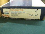 6866 Winchester 101 Pigeon 12 gauge 27 inch barrels, skeet model with 5 BRILEY CHOKES 2SK IC IM FULL,wrench,hangtag, original sale papers, Winchester - 2 of 8