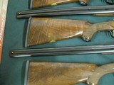 6882 Winchester Model 23 Classic 4 gun set,12, 20, 28, 410 gauge,26 bls,ejectors,RAISED RELIEF GOLD QUAIL/PHEASANT, vent rib, pistol grip,single selec - 11 of 19