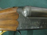 6885 SKB 280 20 gauge 25 inch barrels,ic/mod, ejectors, single select trigger, scalloped receiver with quail engraved.STRAIGHT Grip all original, butt - 7 of 13