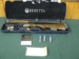 6892 Beretta 687 Silver Pigeon III 28 gauge 28 inch barrels NEW IN CASE UNFIRED,cy ic mod im full, wrench booklets, 2 butt plates,game scene ENGRAVED - 1 of 9
