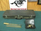 6907 Winchester 101 SKEET SET all are 28 inch barrels, 20 gauge, 28 gauge, 410 gauge, 97% condition,Wincased,skeet/skeet, cleaning rod/tips,single fro - 1 of 14