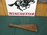 6916 Winchester model 23 Grand Canadian 12 gauge stock. NEW OLD STOCK.AA+ FANCY HIGHLY FIGURED WALNUT---straight grip, with Winchester pad.will fit al - 1 of 8
