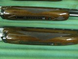 6944 Winchester 101 Field skeet set 20 gauge, 28 gauge, 410 gauge, 28 inch barrels,sk/sk,brass front and mid bead,Old English pad lop 14, cased, 98% c - 12 of 13