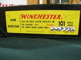 6957 Winchester 101 field 28 gauge, 28 inch barrels,mod/full, Winchester butt plate, single front brass bead, mfg 1969,PRISTINE,NOT A MARK ON IT. hang - 2 of 16