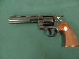 6956 Colt Python 357 cal 6 inch barrel,NEW IN CORRECT BOX SERIALIZED TO GUN,all papers, adjustable rear site, wood grips,from private collector-never - 3 of 9