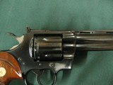 6956 Colt Python 357 cal 6 inch barrel,NEW IN CORRECT BOX SERIALIZED TO GUN,all papers, adjustable rear site, wood grips,from private collector-never - 7 of 9