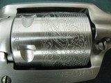 6952 Ruger New Bearcat 22 caliber 3 inch barrel stainless steel 6 shot highly engraved cylinder,wood grips fixed sights, single action. from private c - 7 of 9