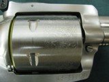 6951 Ruger Bisley 45 & 45 ACP ( 2 cyclinders)5 1/2 inch barrels,STAG GRIPS NEW IN CASE ALL PAPERS,from private collection,stainless steel, not - 6 of 9