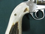6951 Ruger Bisley 45 & 45 ACP ( 2 cyclinders)5 1/2 inch barrels,STAG GRIPS NEW IN CASE ALL PAPERS,from private collection,stainless steel, not - 7 of 9