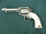 6951 Ruger Bisley 45 & 45 ACP ( 2 cyclinders)5 1/2 inch barrels,STAG GRIPS NEW IN CASE ALL PAPERS,from private collection,stainless steel, not - 3 of 9