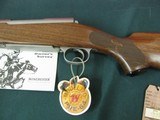 6978 Winchester model 70 Classic Featherweight 7mm REM MAG cal 24 inch barrel,claw feed,mfg in Connecticut.NEW IN BOX,BOLT NEVER PUT IN.
walnut stain - 4 of 11
