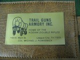 6984 Pedersoli Kodiak Mark IV by Trail Guns Armory Home of the Kodiak Double Rifles League City Texas, 45/70 and 45/90, 26 inch barrel model C5494,cus - 2 of 15