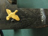 6993 Winchester Model 23 Custom 2 barrel Hunt Set, 28 gauge and 20 gauge, 26 inch barrels, ic/m,ejectors,solid raised rib, 3 gold raised relief birds - 7 of 16