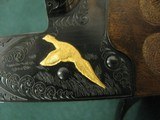 6993 Winchester Model 23 Custom 2 barrel Hunt Set, 28 gauge and 20 gauge, 26 inch barrels, ic/m,ejectors,solid raised rib, 3 gold raised relief birds - 6 of 16
