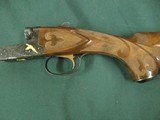 6993 Winchester Model 23 Custom 2 barrel Hunt Set, 28 gauge and 20 gauge, 26 inch barrels, ic/m,ejectors,solid raised rib, 3 gold raised relief birds - 5 of 16