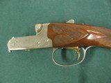 7013 Winchester 23 Golden Quail 410 gauge 26 barrels mod/full,STRAIGHT GRIP, Winchester pad, quail/dogs engraved coin silver receiver, ALL ORIGINAL # - 5 of 15