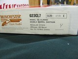 7031 Winchester 23 Classic 28 gauge 26 bls ic/mod,BABY FRAME, ejectors, raise rib, single select trigger Winchester butt pad, pistol grip with cap, GO - 2 of 13