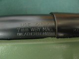 7043 Weatherby Mark V 7mm Weatherby Magnum 26 inch barrel, muzzle brake,drilled and taped for scope, sling swivels, green Weatherby stock. likes Barne - 11 of 12