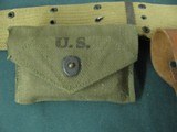 7052 WW II web belt:R.M.C.O. 1943 in excellent+condition.Holster:Sears 1942 for 1911A1pistol ex+condition.1911A1.Mag pouch:Hoff mfg co 1942 unused,Two - 3 of 9