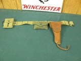 7052 WW II web belt:R.M.C.O. 1943 in excellent+condition.Holster:Sears 1942 for 1911A1pistol ex+condition.1911A1.Mag pouch:Hoff mfg co 1942 unused,Two - 1 of 9