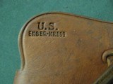 7055 Remington Rand 1911 1A 45 cal,Enger-Kess shoulder holster, 1944mfg,two "G"(General Shaver Division of Remington Rand)stamped ma - 10 of 11