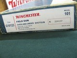 7065 Winchester 101 field 20 gauge 28 inch barrels 2 3/4 &3 inch chambers, mod/full, pistol grip with cap, Winchester butt plate. 100% all original wi - 2 of 14