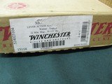 7061 Winchester 9422 TRAPPER 22 MAGNUM 16 1/2 inch barrel, UNFIRED, BOX SERIALIZED TO RIFLE, hooded front site, mid site semi buckhorn,all papers,slig - 2 of 14