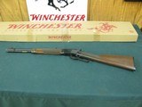 7061 Winchester 9422 TRAPPER 22 MAGNUM 16 1/2 inch barrel, UNFIRED, BOX SERIALIZED TO RIFLE, hooded front site, mid site semi buckhorn,all papers,slig - 3 of 14