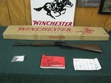 7061 Winchester 9422 TRAPPER 22 MAGNUM 16 1/2 inch barrel, UNFIRED, BOX SERIALIZED TO RIFLE, hooded front site, mid site semi buckhorn,all papers,slig - 1 of 14