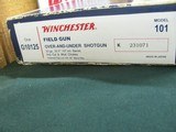 7022 Winchester 101 Field 20 gauge 26 inch barrels ic/mod, NEW IN BOX, Winchester box matches s/n to shotgun, 4 Winchester pamphlets, 2 3/4& 3 inch ch - 2 of 15