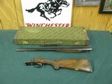 7077 Winchester 23 Classic 28 gauge 26 barrels, ic/mod, pistol grip with cap, vent rib, single select trigger,beavertail foend with ebony insert, only - 1 of 16