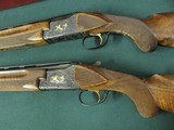 7079 Winchester 101 Factory Custom2 GUN SET John Olin,Monsanto CEO Pk370001/Pk370002 one of a kind,trunk leather case 12ga 28bls m/f GOLD ENGRAVED - 3 of 23