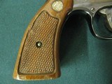7099 Smith Wesson 17-3 22 long rifle 8 3/8 barrel full target, double action, Patridge front site,MCS rear,checkered Magna grips, medallions blue, MFG - 9 of 13