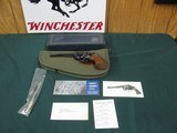 7100 Smith Wesson 17-4 22 LR 6 inch barrel square K frame,3 screw,rib barrel,full target Goncalo grips, extractor relief, Box tools papers,unshrouded - 1 of 11