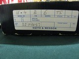 7101 Smith Wesson 16-4 K-32 MASTERPIECE, 32 MAG 10 barrel,target hammer,Goncalo grips,excellent condition,AS NEW IN BOX, papers, ammo,matching box,hol - 2 of 12
