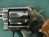 7102 Smith Wesson 48-4 barrel 8 3/8 22 MAG, square K frame ,narrow serrated combat trigger patridge front MCS rear,Magna checkered walnut medallion gr - 5 of 13