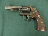 7104 Smith Wesson 19-2 357 MAGNUM 4 inch barrel,Walnut Diamond Grips MFG 1966 Box oil paper all papers, presentation box, serialized box, holster, box - 3 of 13