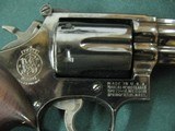 7104 Smith Wesson 19-2 357 MAGNUM 4 inch barrel,Walnut Diamond Grips MFG 1966 Box oil paper all papers, presentation box, serialized box, holster, box - 9 of 13