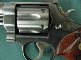 7108 Smith Wesson 28-2 357 MAGNUM HIGHWAY PATROLMAN 6 inch barrel,Walnut medallion grips, MFG 1973,excellent condition,slight turn ring, presentation - 5 of 11